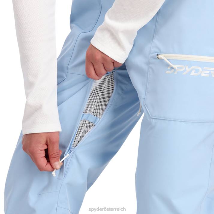 Spyder Frauen puderblaue Hochspannung Bekleidung Geländelatz J8DR356