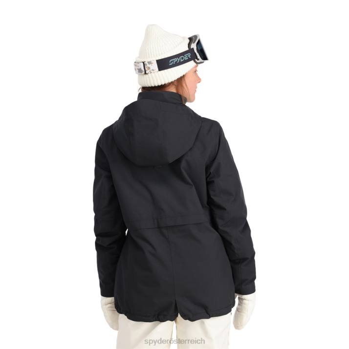 Spyder Frauen Schwarz Bekleidung Feld J8DR298