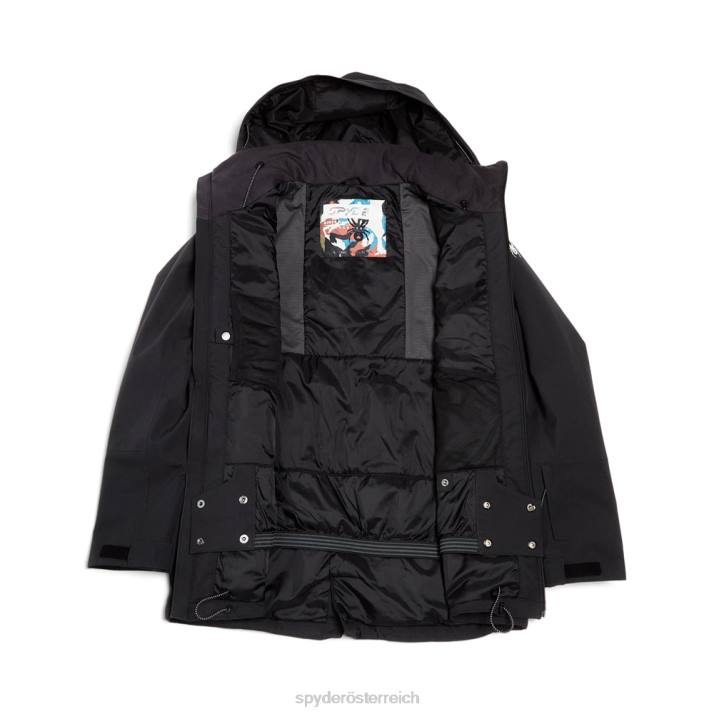 Spyder Frauen Schwarz Bekleidung Feld J8DR298