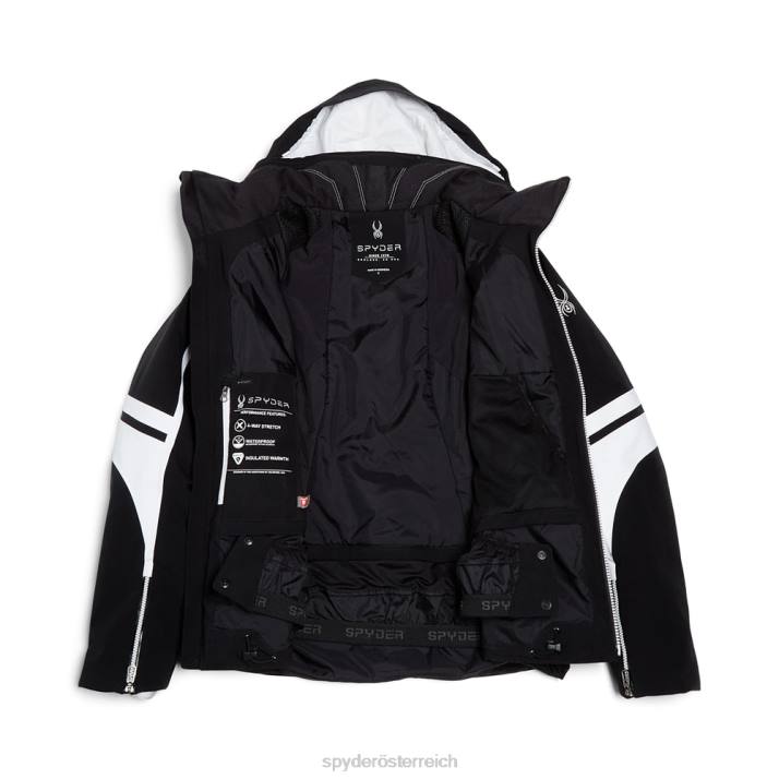 Spyder Frauen Schwarz Bekleidung Haltung J8DR292