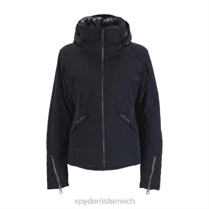 Spyder Frauen Schwarz Bekleidung Pinnacle kein Kunstfell J8DR294