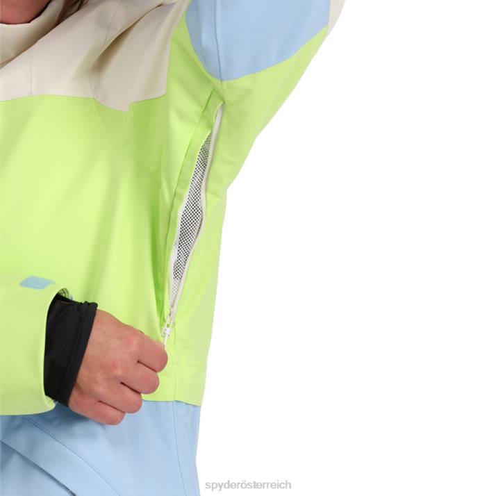 Spyder Frauen puderblaue Hochspannung Bekleidung Feld J8DR307