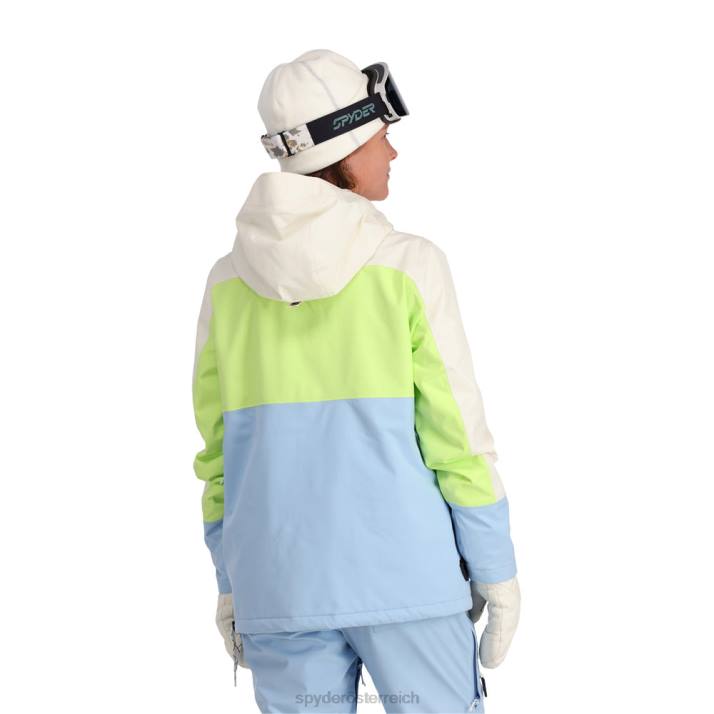 Spyder Frauen puderblaue Hochspannung Bekleidung alles raus J8DR283