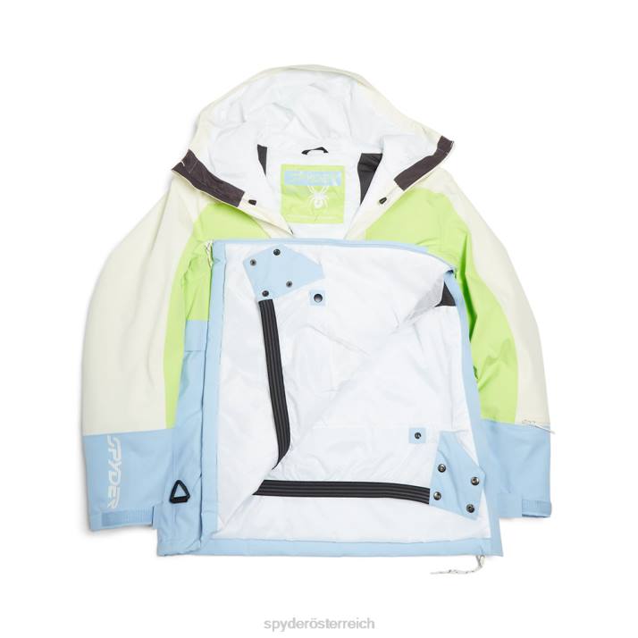 Spyder Frauen puderblaue Hochspannung Bekleidung alles raus J8DR283