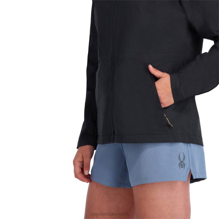 Spyder Frauen Schwarz Bekleidung neblig J8DR279