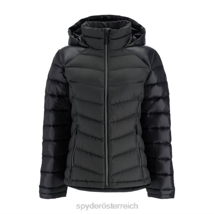 Spyder Frauen Schwarz Bekleidung zeitlose Kapuze J8DR338
