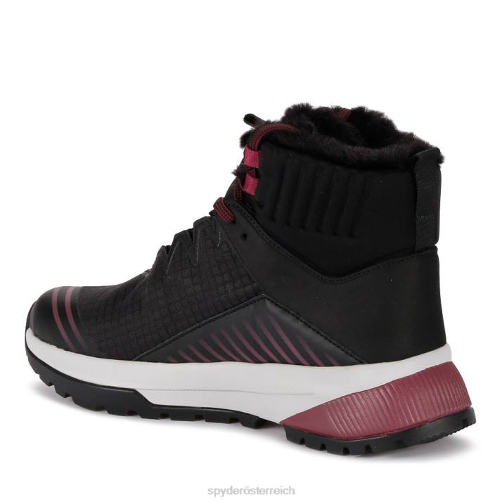 Spyder Frauen Schwarz mit schwarzem Fell Schuhe Gipfel J8DR441