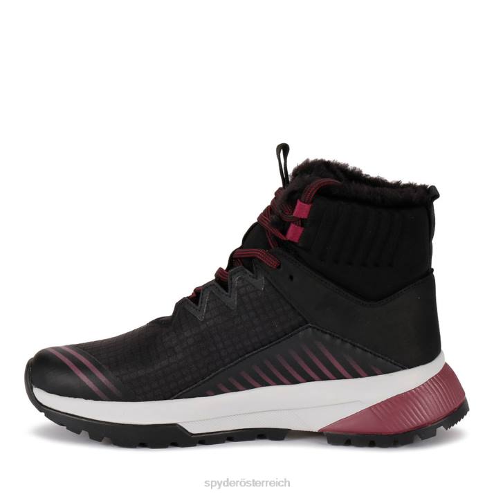 Spyder Frauen Schwarz mit schwarzem Fell Schuhe Gipfel J8DR441
