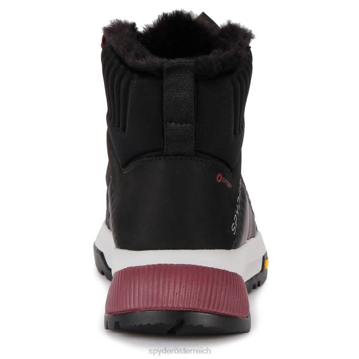 Spyder Frauen Schwarz mit schwarzem Fell Schuhe Gipfel J8DR441