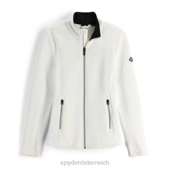 Spyder Frauen Weiß Bekleidung Zugabe voller Reißverschluss J8DR407