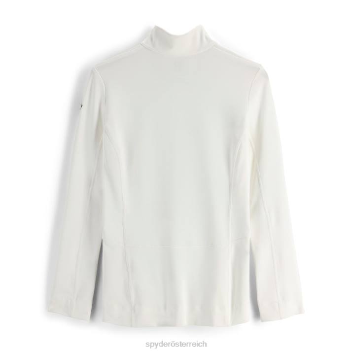 Spyder Frauen Weiß Bekleidung Savona halber Reißverschluss J8DR391