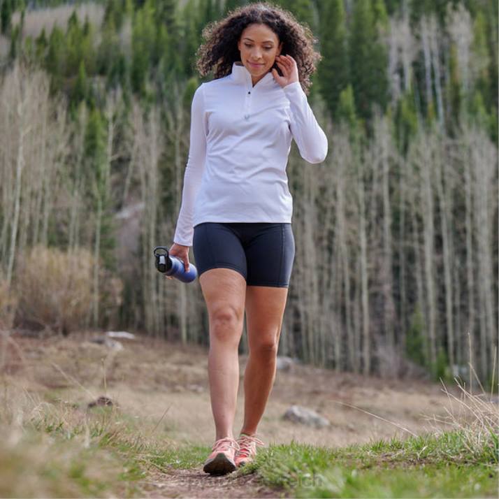 Spyder Frauen Weiß Bekleidung verlockender halber Reißverschluss J8DR395