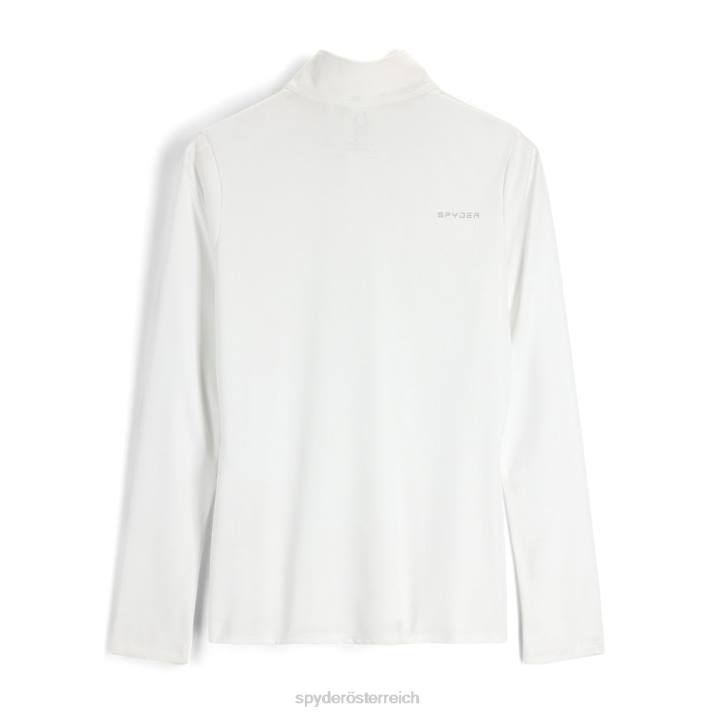 Spyder Frauen Weiß Bekleidung verlockender halber Reißverschluss J8DR395