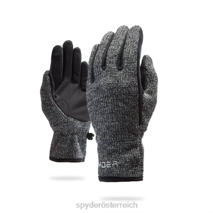 Spyder Frauen alles schwarz Zubehör Banditenhandschuh J8DR506