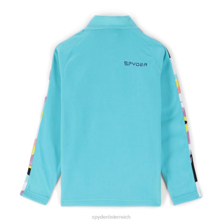 Spyder Jungen Bahamablau Bekleidung Geschwindigkeit halber Reißverschluss J8DR586