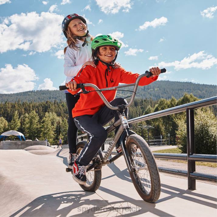 Spyder Jungen Vulkan Bekleidung Geschwindigkeit halber Reißverschluss J8DR587