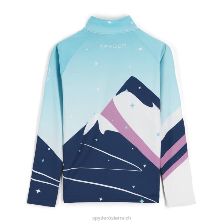 Spyder Mädchen Abgrund Bekleidung halber Reißverschluss an der Oberfläche J8DR595