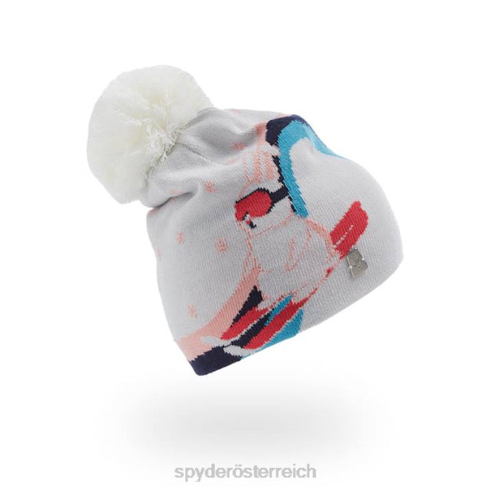 Spyder Mädchen Weiß Zubehör Skihasenbommel J8DR670