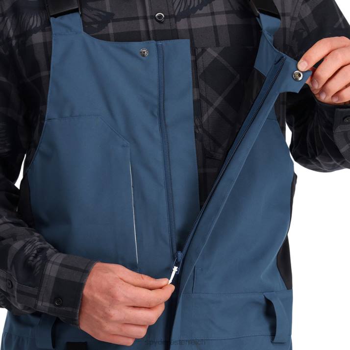 Spyder Männer Abzeichen blau Bekleidung Geländelatz J8DR78