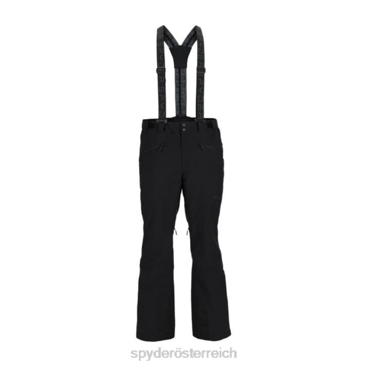 Spyder Männer Schwarz Bekleidung Sentinel-Passform J8DR92