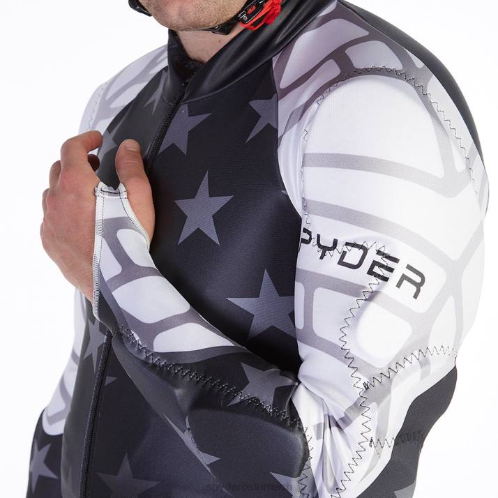 Spyder Männer Schwarz Bekleidung neun neunzig J8DR129