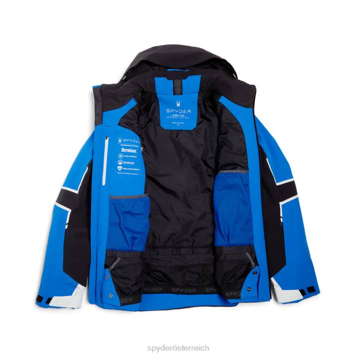 Spyder Männer College-Schwarz Bekleidung Titan J8DR41