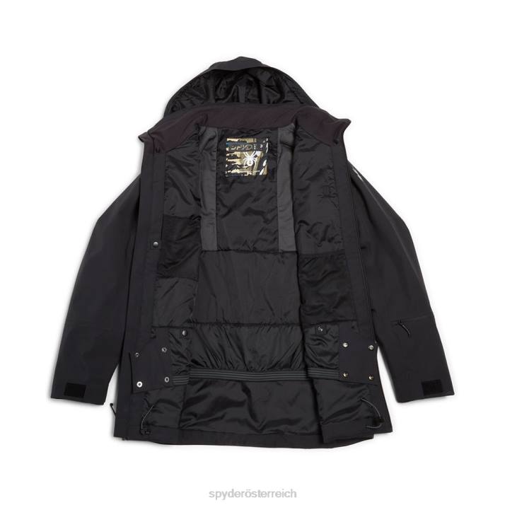 Spyder Männer Schwarz Bekleidung Feld J8DR57
