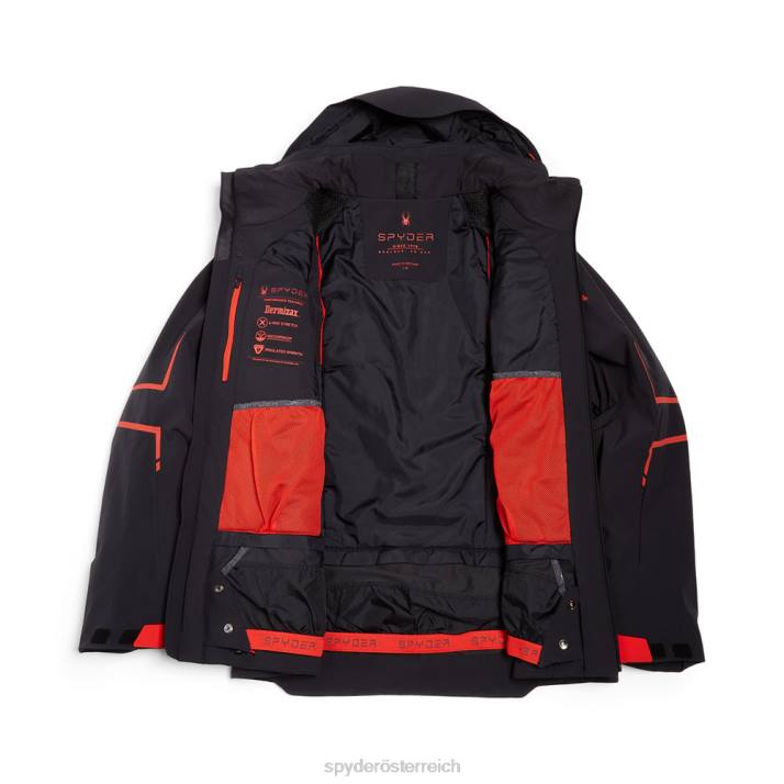 Spyder Männer Schwarz Bekleidung Titan J8DR65