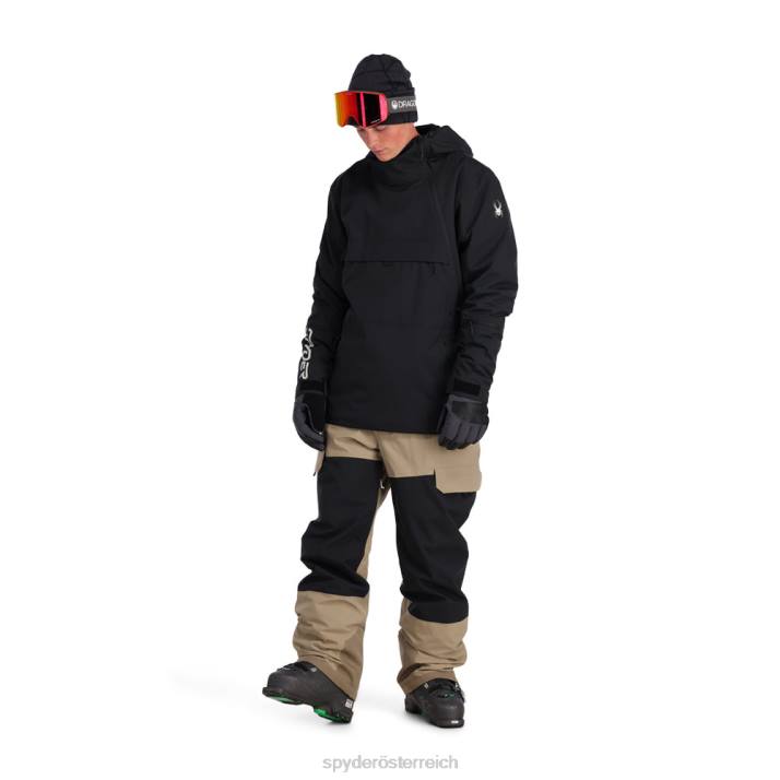 Spyder Männer Schwarz Bekleidung alles raus J8DR58