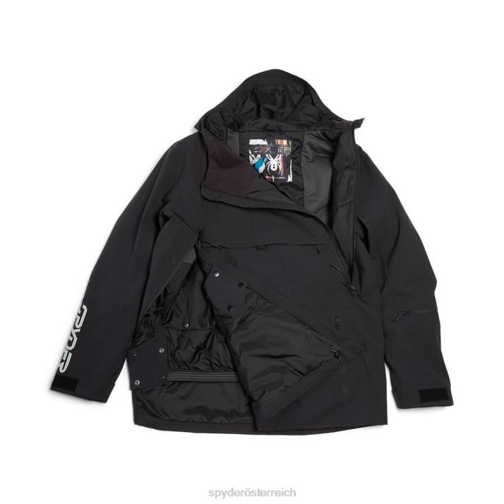 Spyder Männer Schwarz Bekleidung alles raus J8DR58