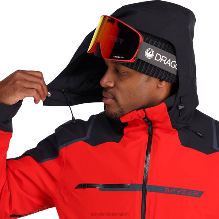 Spyder Männer Vulkan schwarz Bekleidung Titan J8DR40