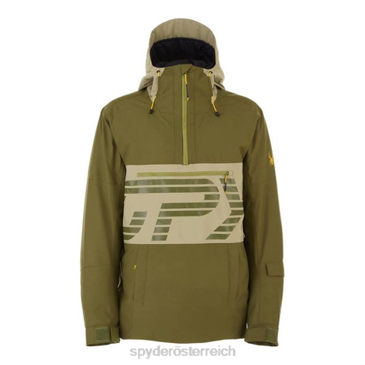 Spyder Männer dunkles Oliv Bekleidung alles raus J8DR62
