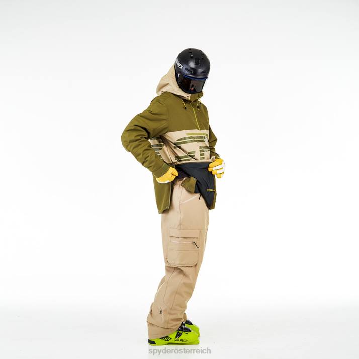 Spyder Männer dunkles Oliv Bekleidung alles raus J8DR62