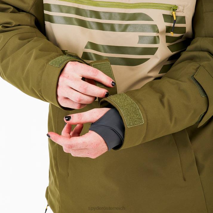 Spyder Männer dunkles Oliv Bekleidung alles raus J8DR62