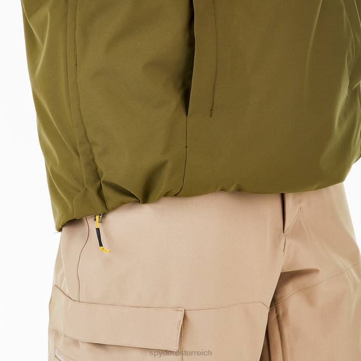 Spyder Männer dunkles Oliv Bekleidung alles raus J8DR62