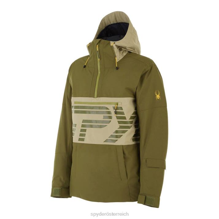 Spyder Männer dunkles Oliv Bekleidung alles raus J8DR62