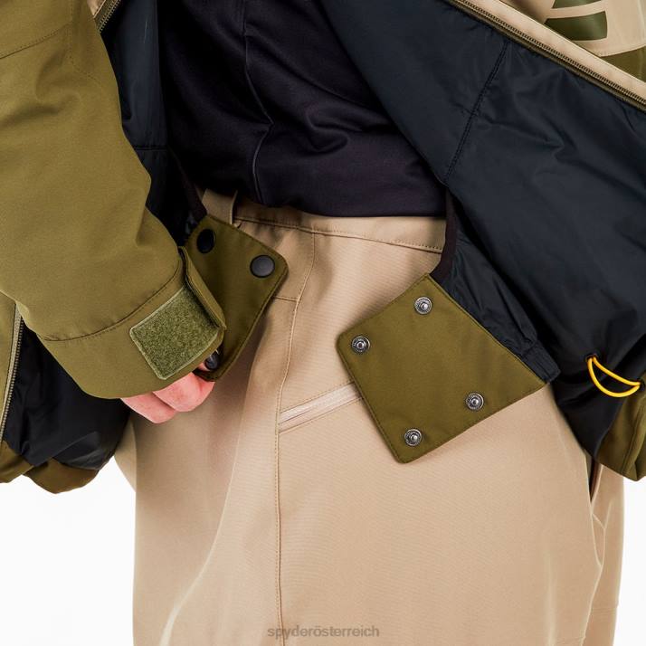 Spyder Männer dunkles Oliv Bekleidung alles raus J8DR62