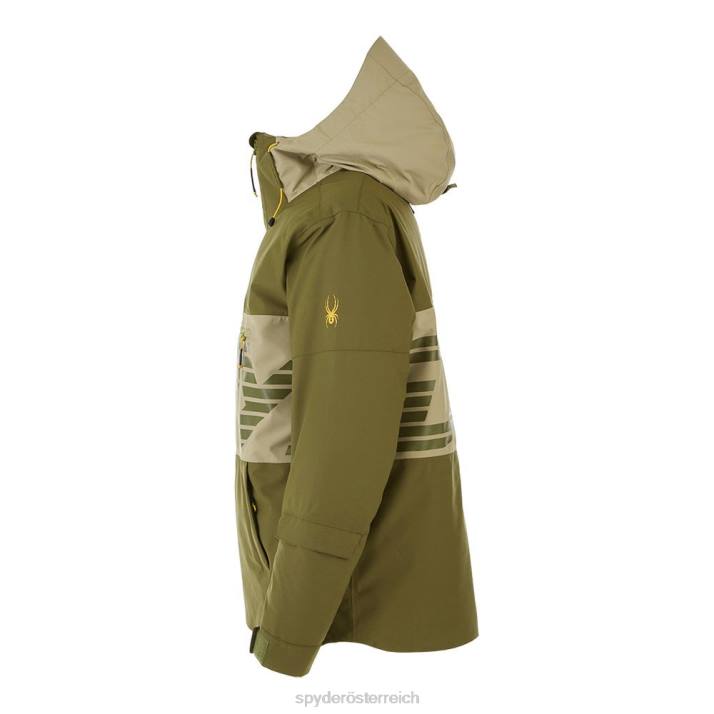 Spyder Männer dunkles Oliv Bekleidung alles raus J8DR62