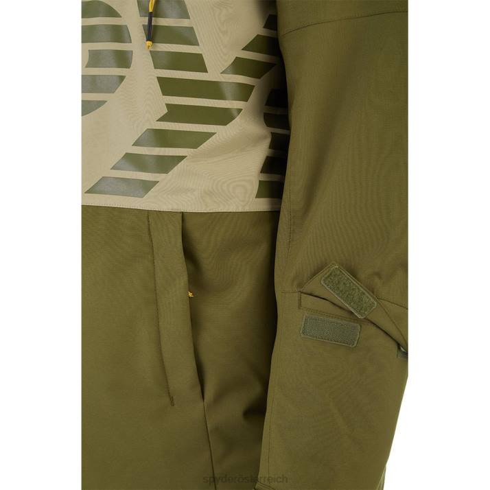 Spyder Männer dunkles Oliv Bekleidung alles raus J8DR62