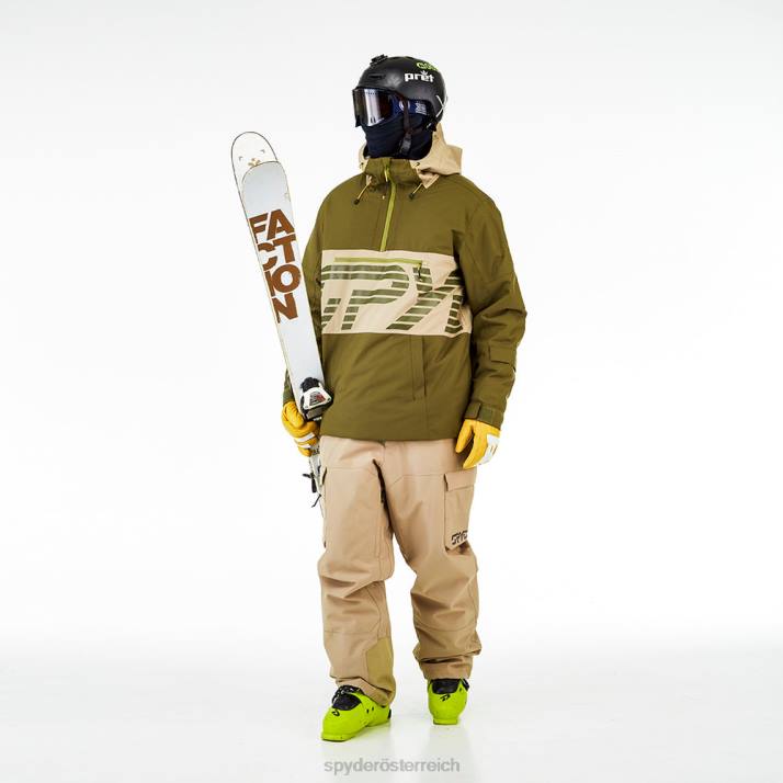 Spyder Männer dunkles Oliv Bekleidung alles raus J8DR62