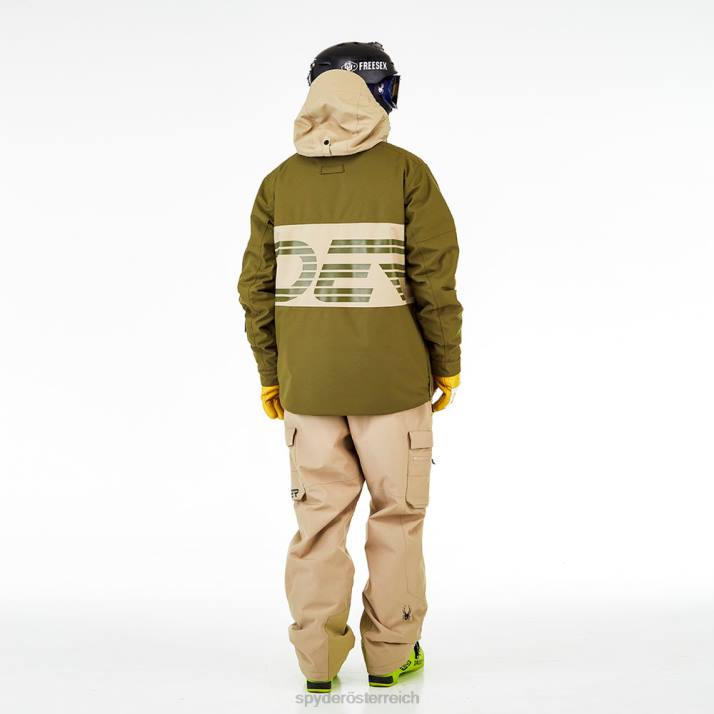 Spyder Männer dunkles Oliv Bekleidung alles raus J8DR62