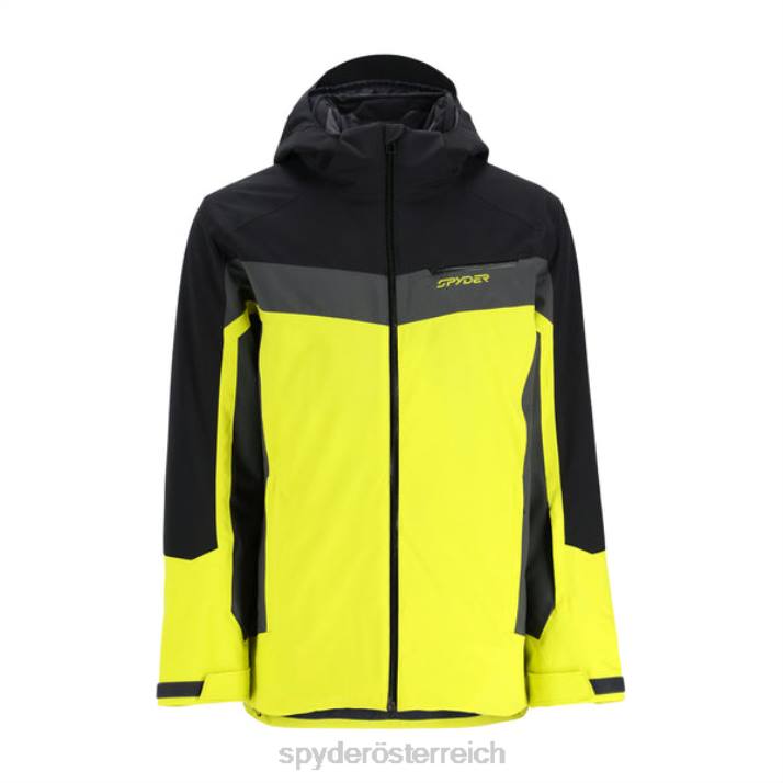 Spyder Männer schwarze Zitrone Bekleidung achtundsiebzig J8DR64