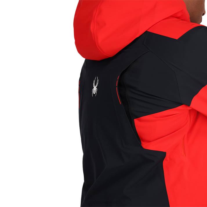 Spyder Männer schwarzer Vulkan Bekleidung Monterosa J8DR37