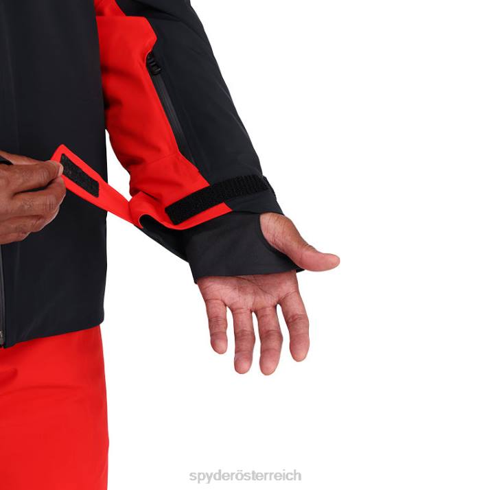 Spyder Männer schwarzer Vulkan Bekleidung Monterosa J8DR37