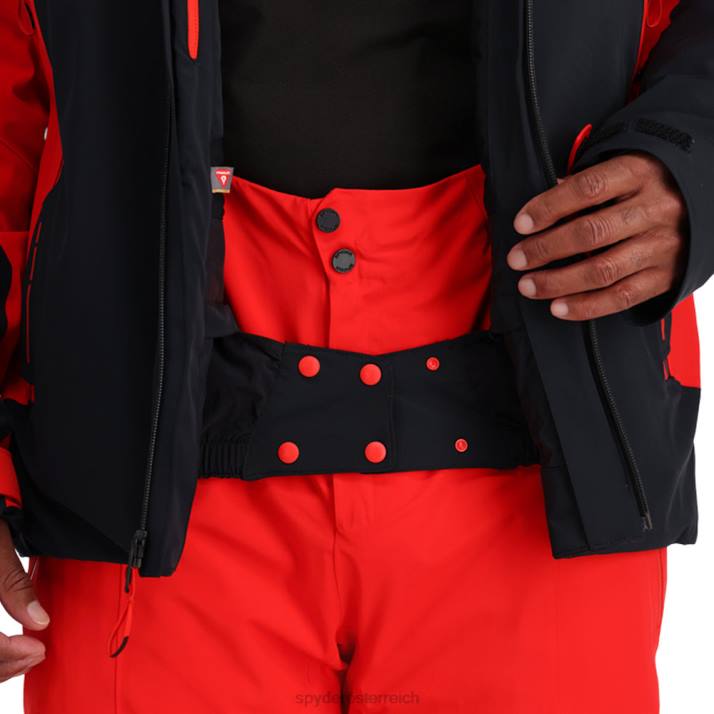 Spyder Männer schwarzer Vulkan Bekleidung Monterosa J8DR37