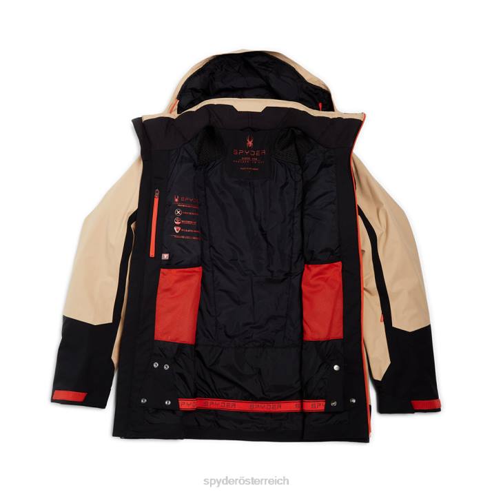 Spyder Männer schwarzes Tannin Bekleidung achtundsiebzig J8DR48