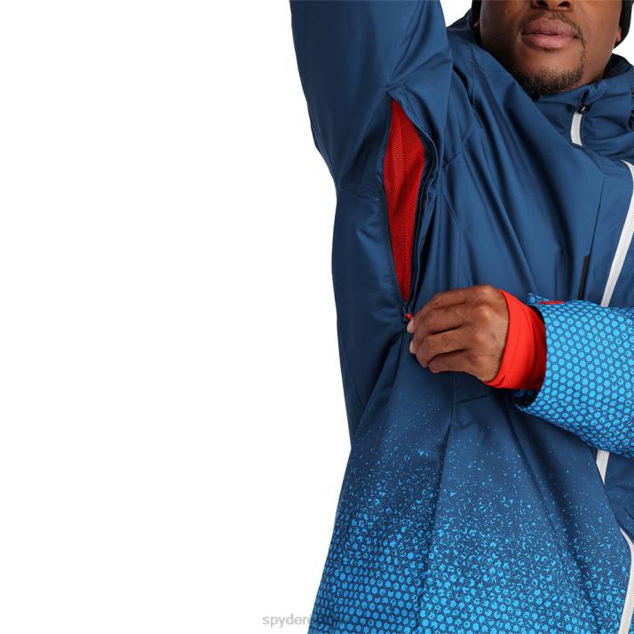 Spyder Männer verblasstes Geo-College Bekleidung Grundierung J8DR31