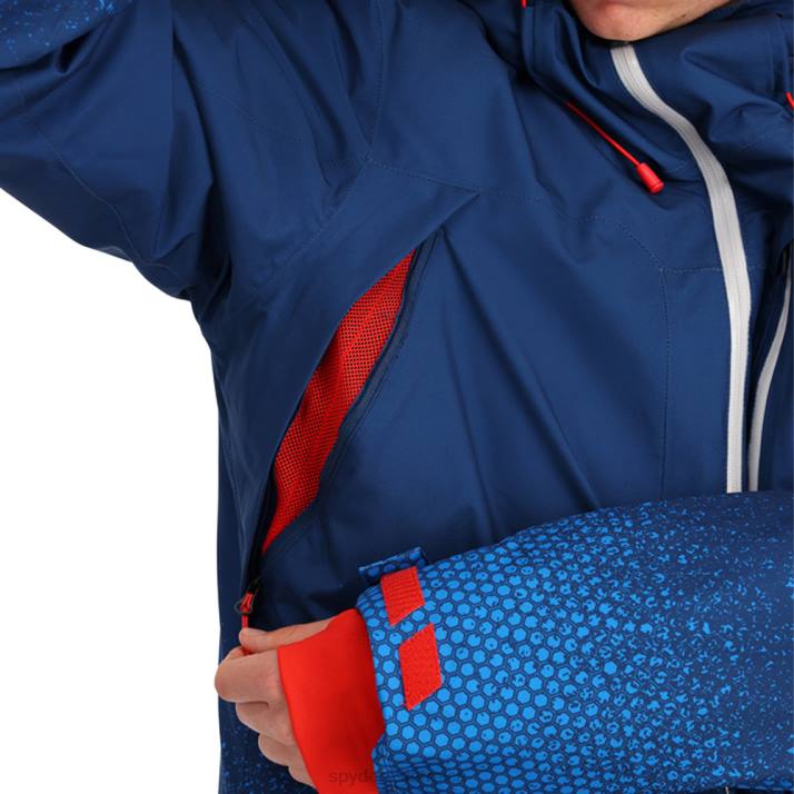 Spyder Männer verblasstes Geo-College Bekleidung Hymne J8DR44