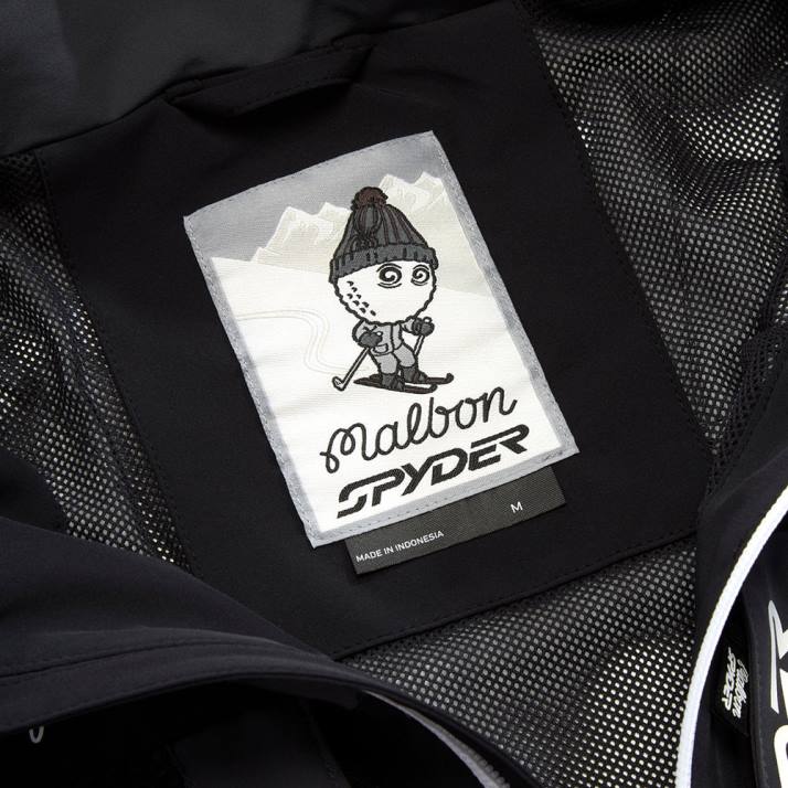 Spyder X Männer Schwarz Bekleidung Malbon J8DR14