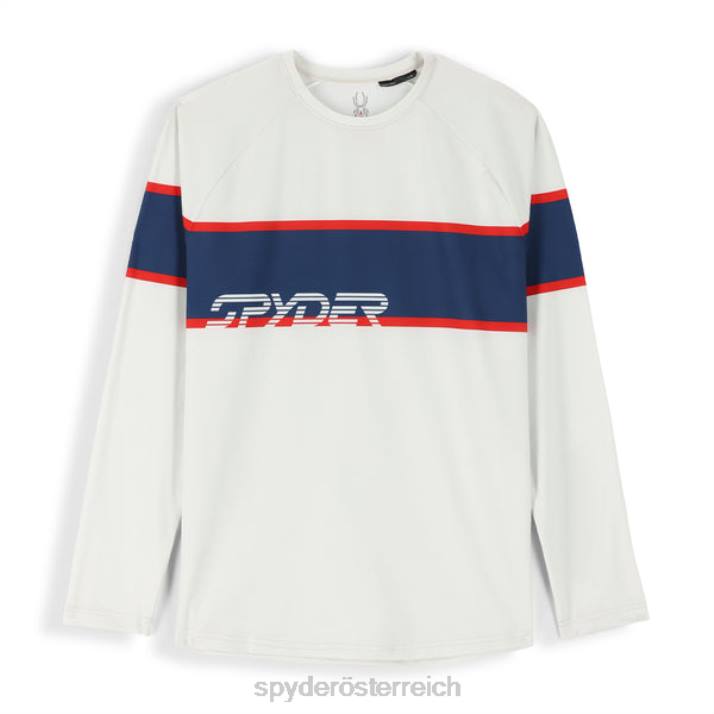 Spyder Männer Gletscher Bekleidung Pump Langarm-Rundhalsausschnitt J8DR146